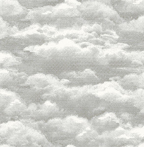 Solstice Opal Cloud Wallpaper by A-Street Prints