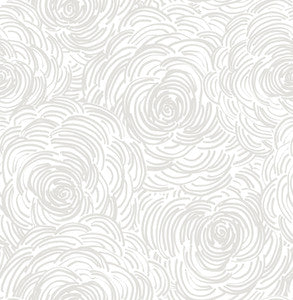 Celestial Taupe Floral Wallpaper by A-Street Prints