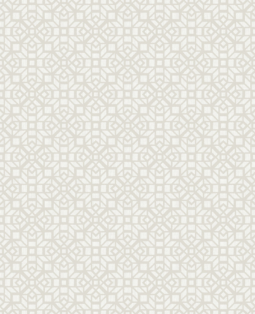 Element Neutral Mosaic Wallpaper by A-Street Prints Eclipse Covers about 56.4 square feet 20.5-in by 33-ft long roll Unpasted 5 - Fabric Carolina -