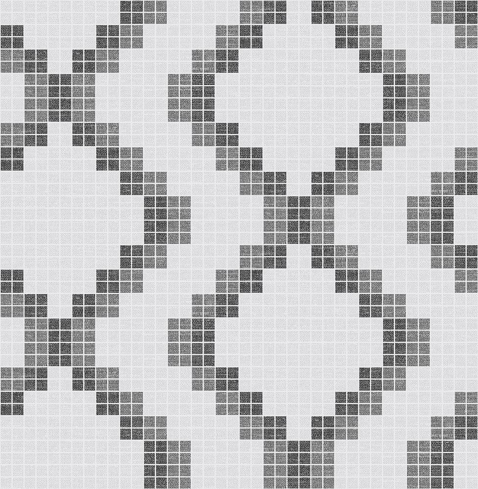 Mosaic Black Grid Wallpaper by A-Street Prints Eclipse Covers about 56.4 square feet 20.5-in by 33-ft long roll Unpasted 10.4 - Fabric Carolina -