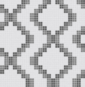Mosaic Black Grid Wallpaper by A-Street Prints