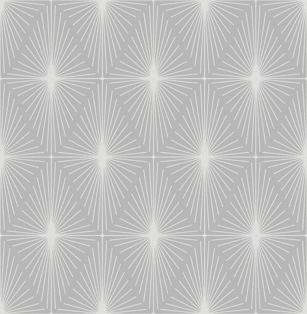 Starlight Grey Diamond Wallpaper by A-Street Prints Eclipse Covers about 56.4 square feet 20.5-in by 33-ft long roll Unpasted 10.4 - Fabric Carolina -