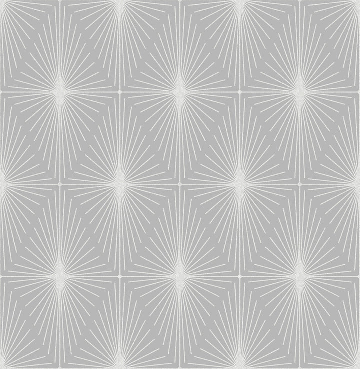 Starlight Grey Diamond Wallpaper by A-Street Prints Eclipse Covers about 56.4 square feet 20.5-in by 33-ft long roll Unpasted 10.4 - Fabric Carolina -