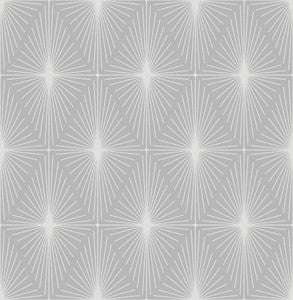 Starlight Grey Diamond Wallpaper by A-Street Prints