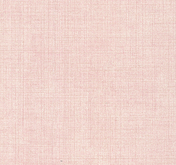 Madeleine Pink Linen Wallpaper by Brewster Texture Trends II Covers about 56.4 square feet 20.5-in by 33-ft long roll Unpasted 0 - Fabric Carolina -
