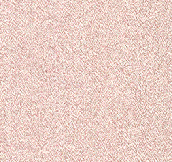 Hound Blush Herringbone Wallpaper by Brewster Texture Trends II Covers about 56.4 square feet 20.5-in by 33-ft long roll Unpasted 0 - Fabric Carolina -