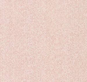 Hound Blush Herringbone Wallpaper by Brewster