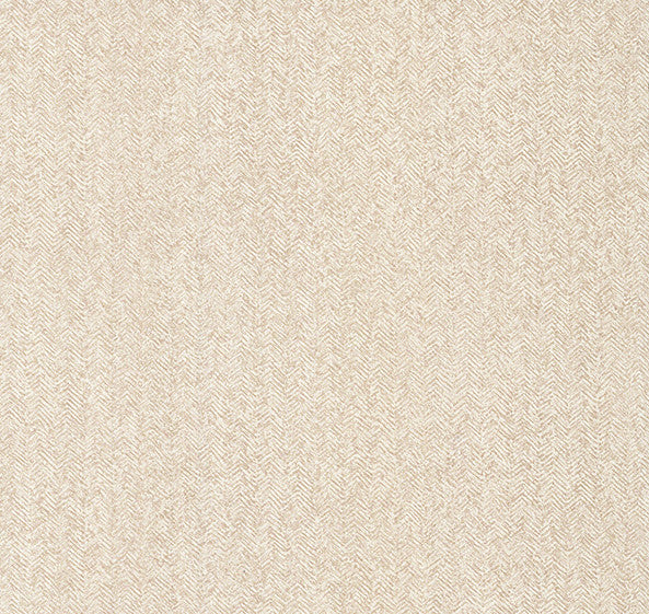 Hound Beige Herringbone Wallpaper by Brewster Texture Trends II Covers about 56.4 square feet 20.5-in by 33-ft long roll Unpasted 0 - Fabric Carolina -
