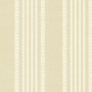 Adria Champagne Jacquard Stripe Wallpaper by Brewster