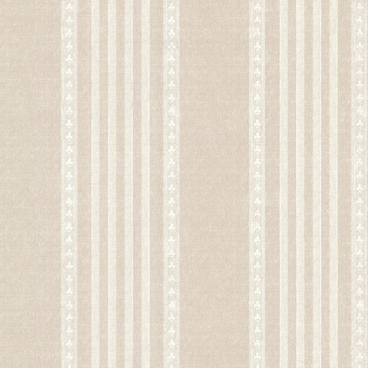 Adria Linen Jacquard Stripe Wallpaper by Brewster Texture Trends II Covers about 56.4 square feet 20.5-in by 33-ft long roll Unpasted 0 - Fabric Carolina -