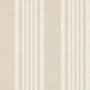 Adria Linen Jacquard Stripe Wallpaper by Brewster