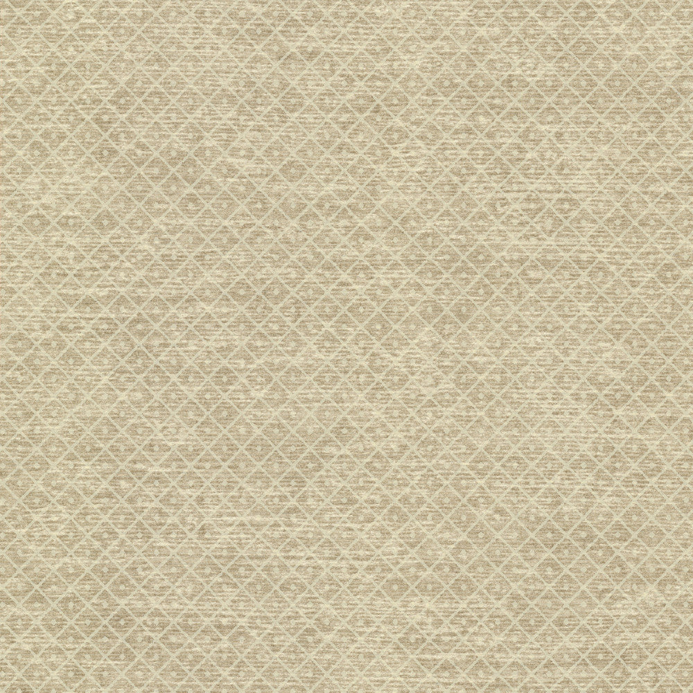 Marcel Linen Linen Diamond Wallpaper by Brewster Texture Trends II Covers about 56.4 square feet 20.5-in by 33-ft long roll Unpasted 1 - Fabric Carolina -