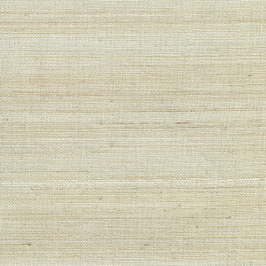 Pearl Silver Grasscloth Wallpaper by Kenneth James