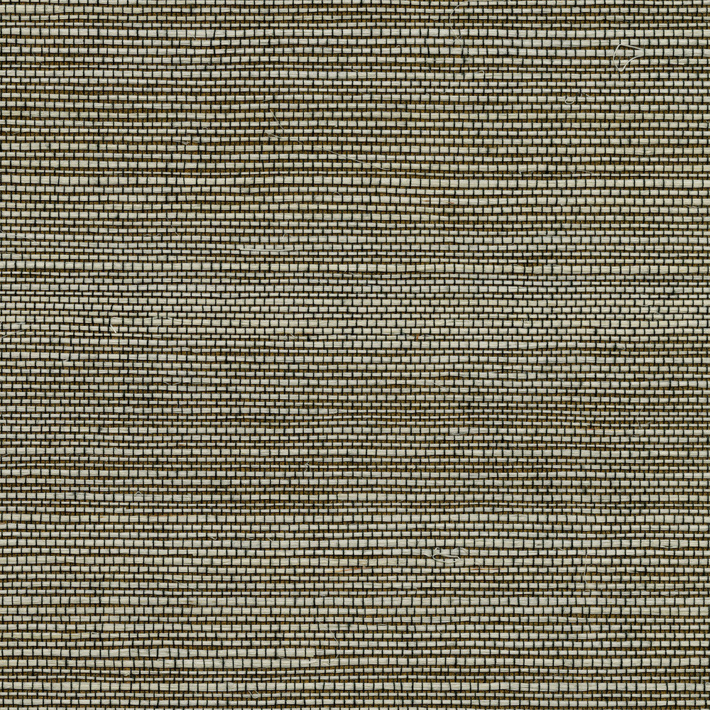 Yunnan Brown Grasscloth Wallpaper by Kenneth James Canton Road Covers about 72 square feet 36-in by 24-ft long roll Unpasted 0 - Fabric Carolina -