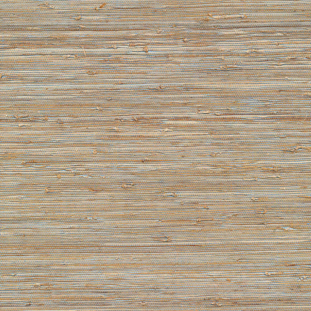 Taizhou Blue Grasscloth Wallpaper by Kenneth James Canton Road Covers about 72 square feet 36-in by 24-ft long roll Unpasted 0 - Fabric Carolina -