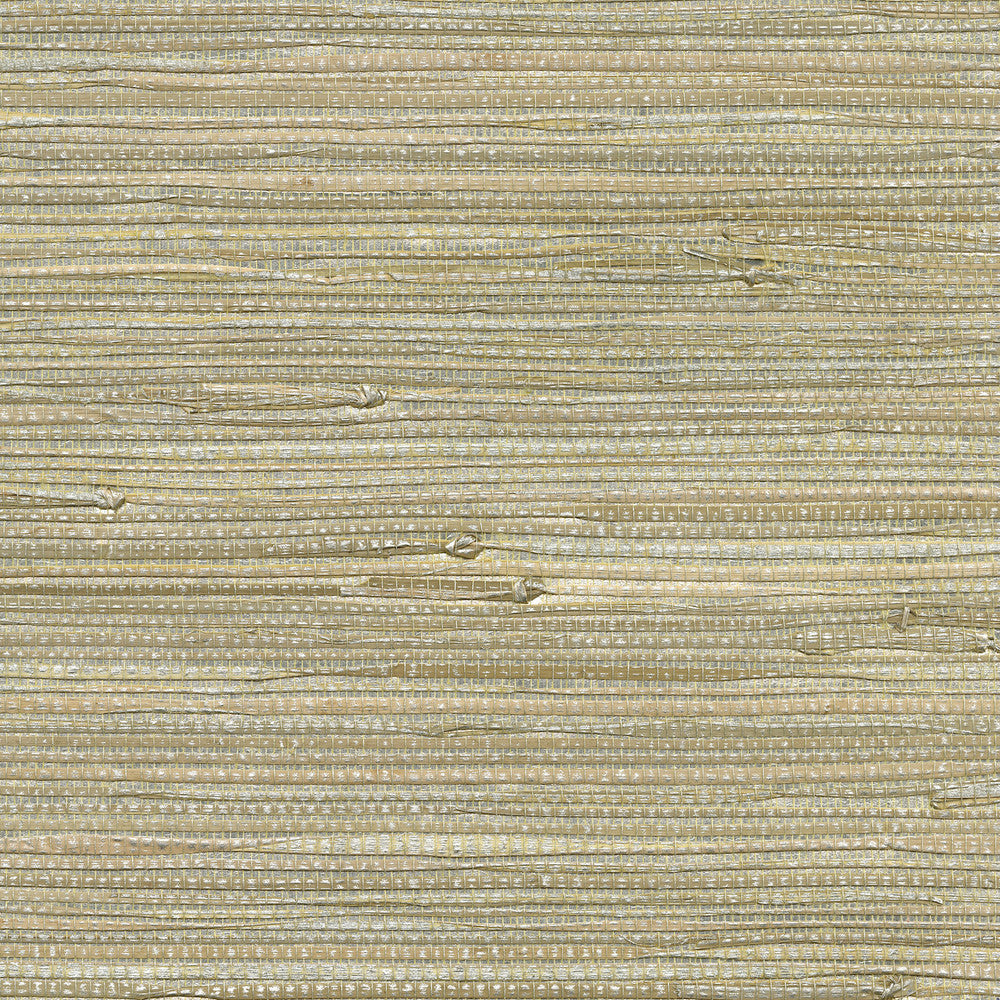 Iriga Platinum Grasscloth Wallpaper by Kenneth James Canton Road Covers about 72 square feet 36-in by 24-ft long roll Unpasted 0 - Fabric Carolina -
