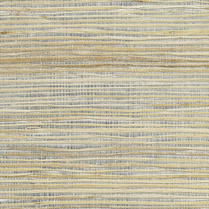 Luzhou Silver Grasscloth Wallpaper by Kenneth James Canton Road Covers about 72 square feet 36-in by 24-ft long roll Unpasted 0 - Fabric Carolina -