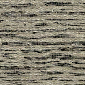 Yangtze Taupe Grasscloth Wallpaper by Kenneth James