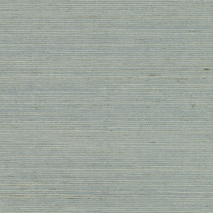Zhejiang Aquamarine Sisal rasscloth Wallpaper by Kenneth James Canton Road Covers about 72 square feet 36-in by 24-ft long roll Unpasted 0 - Fabric Carolina -