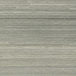 Hexi Grey Grasscloth Wallpaper by Kenneth James