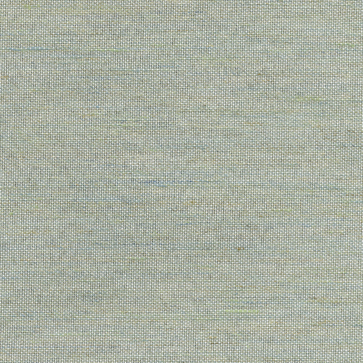 Samai Aquamarine Grasscloth Wallpaper by Kenneth James Canton Road Covers about 72 square feet 36-in by 24-ft long roll Unpasted 0 - Fabric Carolina -