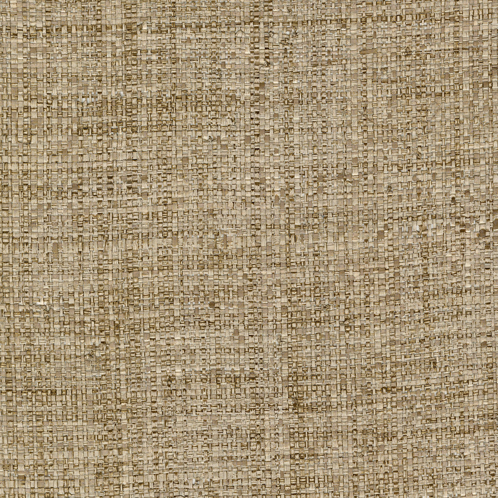 Mindoro Brown Grasscloth Wallpaper by Kenneth James Canton Road Covers about 72 square feet 36-in by 24-ft long roll Unpasted 0 - Fabric Carolina -