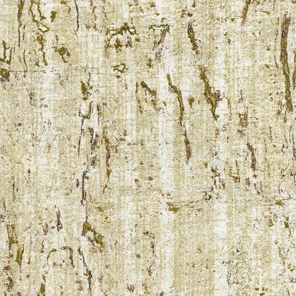 Samal Gold Cork Wallpaper by Kenneth James Canton Road Covers about 72 square feet 36-in by 24-ft long roll Unpasted 0 - Fabric Carolina -