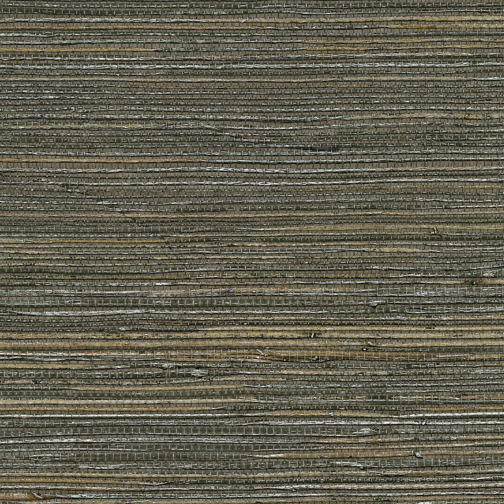 Shandong Chocolate Ramie Grasscloth Wallpaper by Kenneth James Canton Road Covers about 72 square feet 36-in by 24-ft long roll Unpasted 0 - Fabric Carolina -
