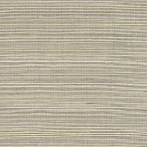 Quing Taupe Sisal Grasscloth Wallpaper by Kenneth James