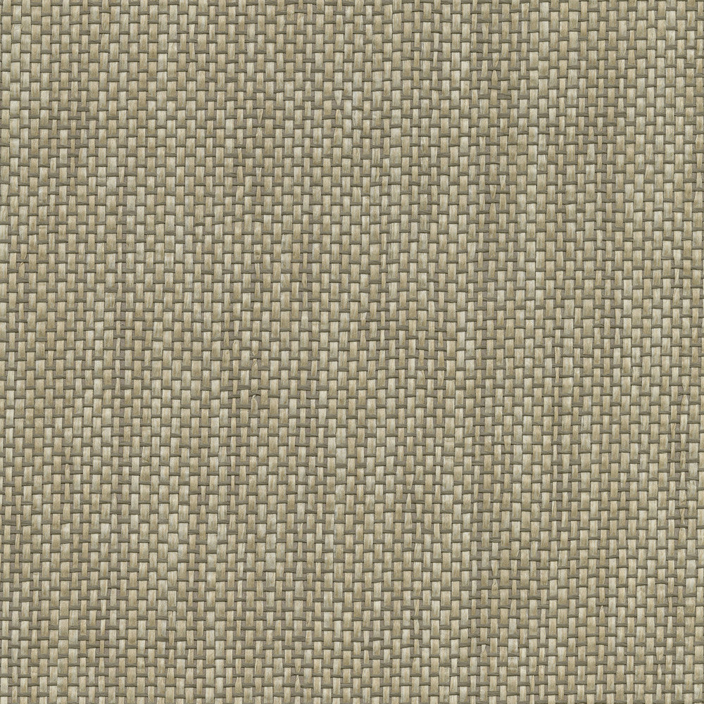Gaoyou Khaki Paper Weave Wallpaper by Kenneth James Canton Road Covers about 72 square feet 36-in by 24-ft long roll Unpasted 0 - Fabric Carolina -
