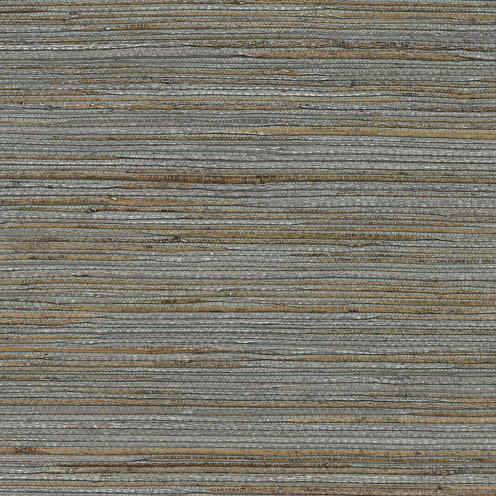 Shandong Slate Ramie Grasscloth Wallpaper by Kenneth James Canton Road Covers about 72 square feet 36-in by 24-ft long roll Unpasted 0 - Fabric Carolina -