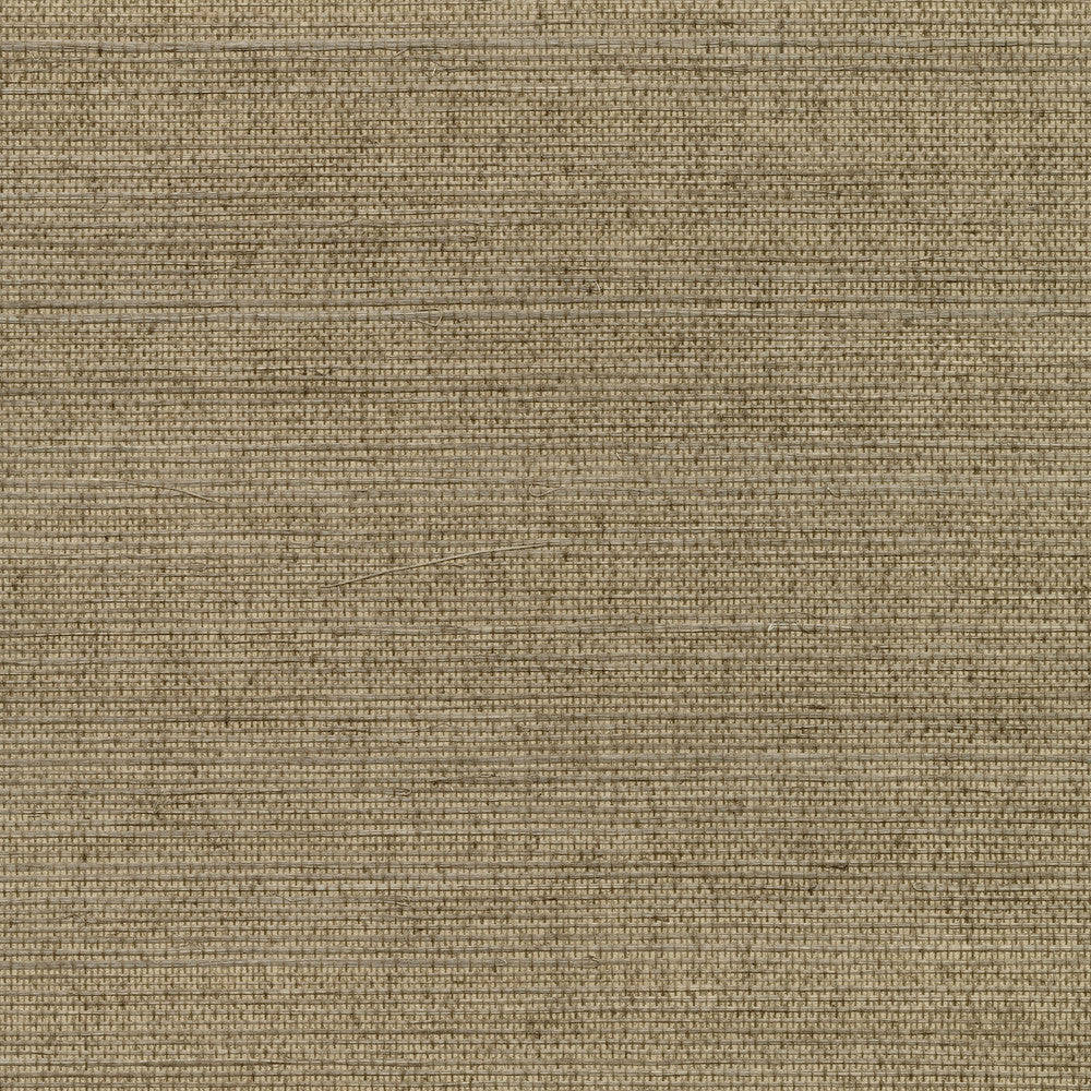 Kansu Brown Sisal Grasscloth Wallpaper by Kenneth James Canton Road Covers about 72 square feet 36-in by 24-ft long roll Unpasted 0 - Fabric Carolina -
