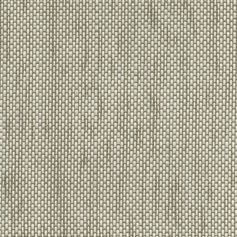 Gaoyou Ivory Paper Weave Wallpaper by Kenneth James Canton Road Covers about 72 square feet 36-in by 24-ft long roll Unpasted 0 - Fabric Carolina -