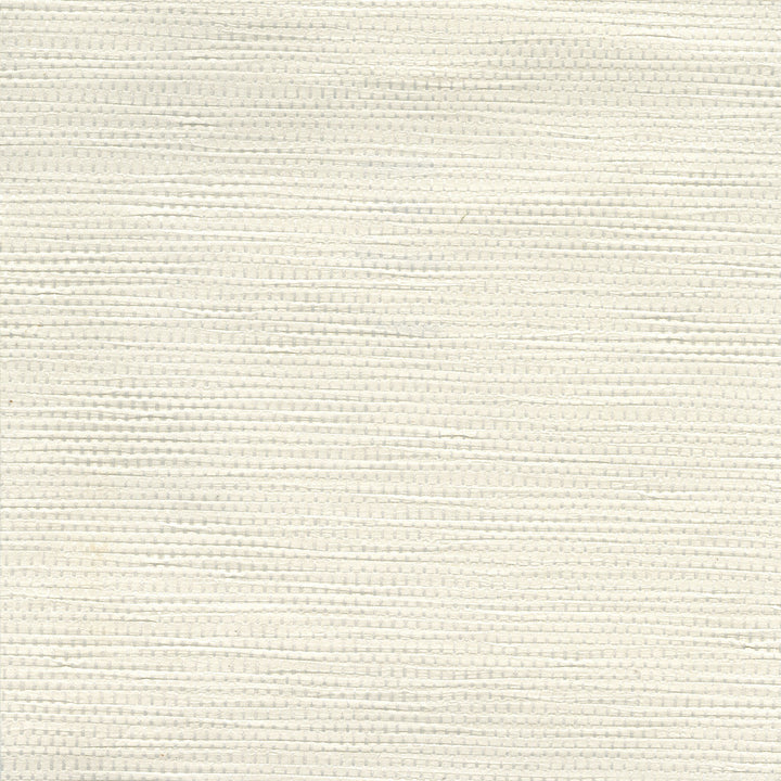 Henan White Paper Weave Wallpaper by Kenneth James Canton Road Covers about 72 square feet 36-in by 24-ft long roll Unpasted 0 - Fabric Carolina -