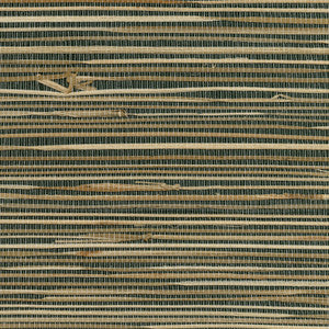 Anhui Black Grasscloth Wallpaper by Kenneth James
