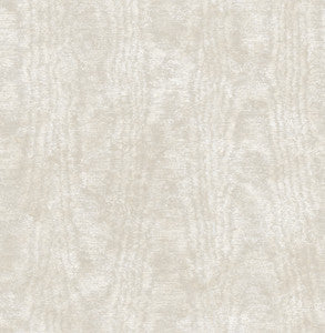 Annecy Beige Moire Texture Wallpaper by Brewster