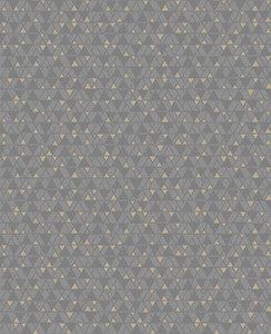 Rabat Taupe Geometric Wallpaper by Brewster