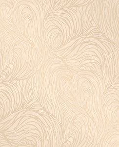 Andie Gold Swirl Wallpaper by Decorline