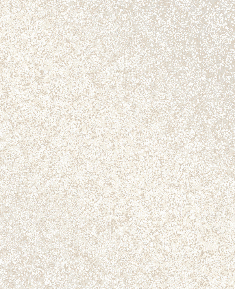 Dandi Taupe Floral Wallpaper by Decorline Essence Covers about 56.4 square feet 20.5-in by 33-ft long roll Unpasted 25 - Fabric Carolina -