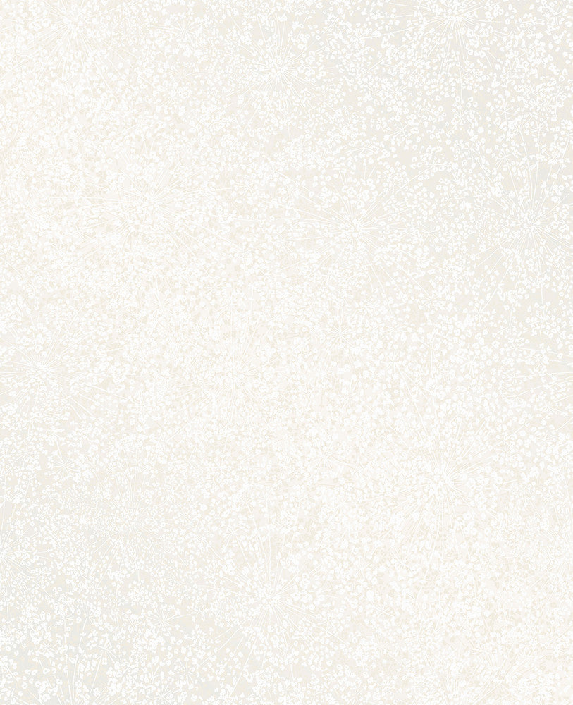 Dandi White Floral Wallpaper by Decorline Essence Covers about 56.4 square feet 20.5-in by 33-ft long roll Unpasted 25 - Fabric Carolina -