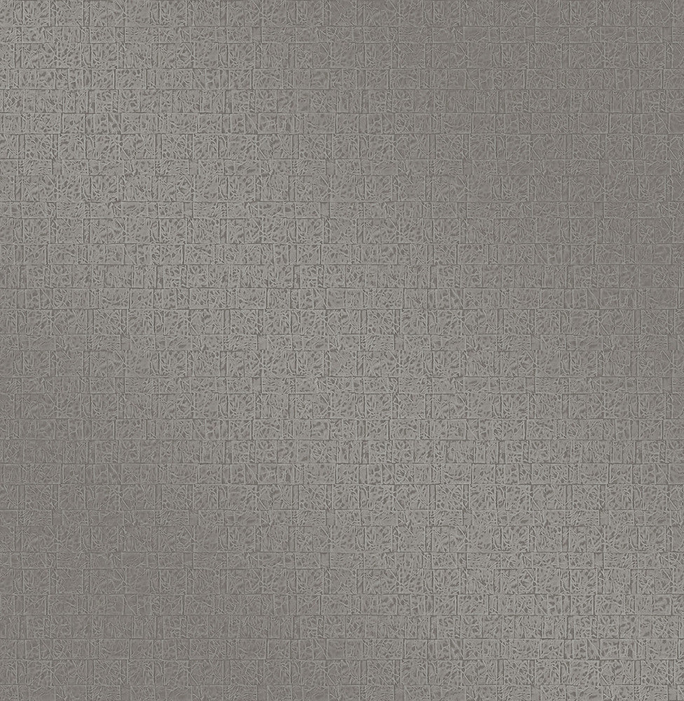 Urbana Grey Geometric Texture Wallpaper by Decorline Essence Covers about 56.4 square feet 20.5-in by 33-ft long roll Unpasted 20.8 - Fabric Carolina -