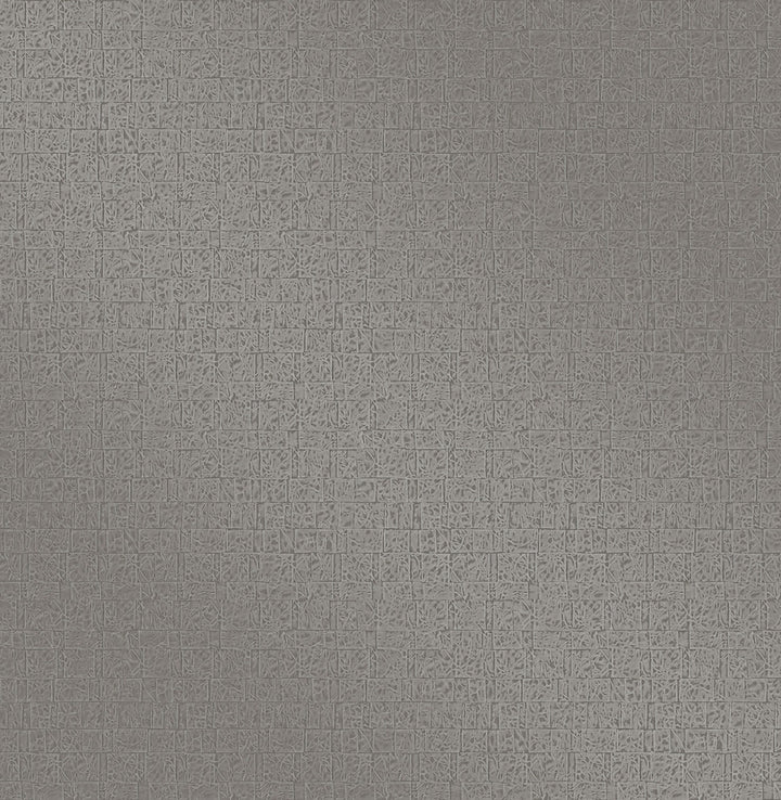 Urbana Grey Geometric Texture Wallpaper by Decorline Essence Covers about 56.4 square feet 20.5-in by 33-ft long roll Unpasted 20.8 - Fabric Carolina -