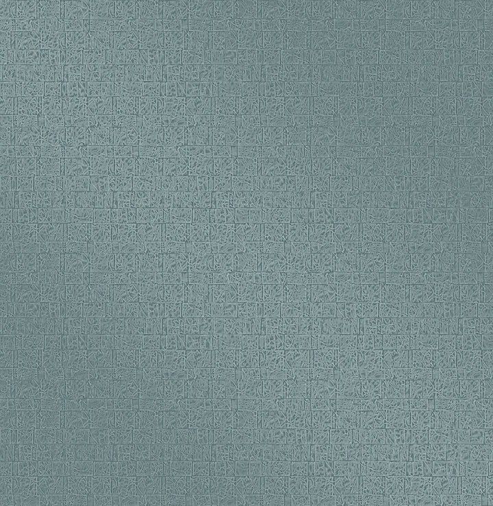 Urbana Teal Geometric Texture Wallpaper by Decorline Essence Covers about 56.4 square feet 20.5-in by 33-ft long roll Unpasted 20.8 - Fabric Carolina -
