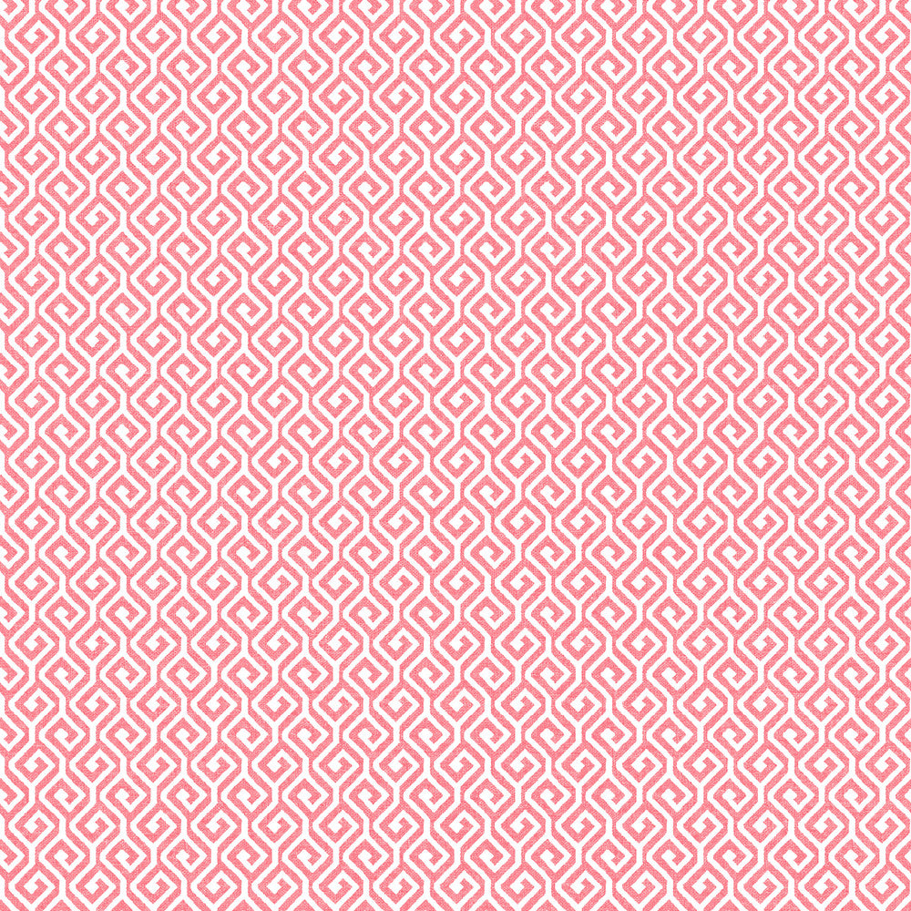 Sete Coral Greek Key Wallpaper by A-Street Prints Solstice Covers about 56.4 square feet 20.5-in by 33-ft long roll Unpasted 1.38 - Fabric Carolina -