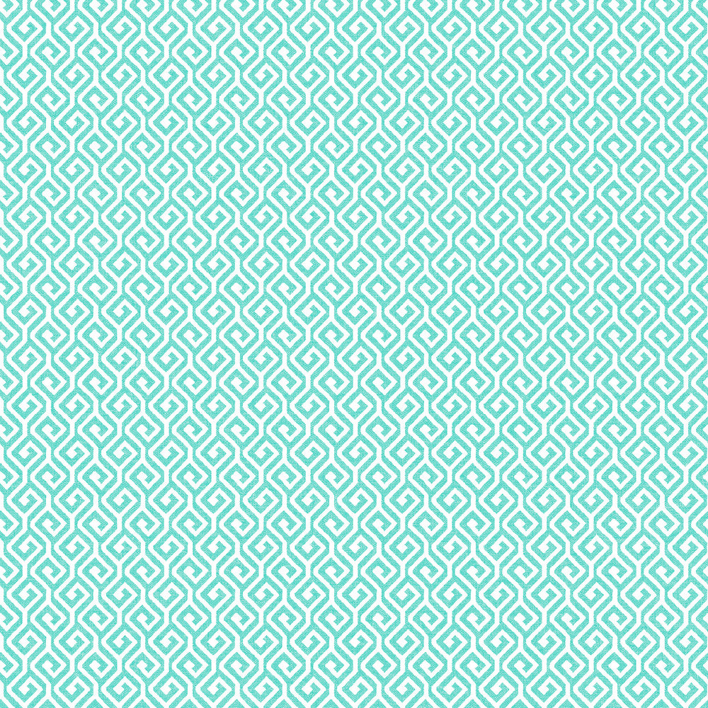 Sete Aqua Greek Key Wallpaper by A-Street Prints Solstice Covers about 56.4 square feet 20.5-in by 33-ft long roll Unpasted 1.38 - Fabric Carolina -