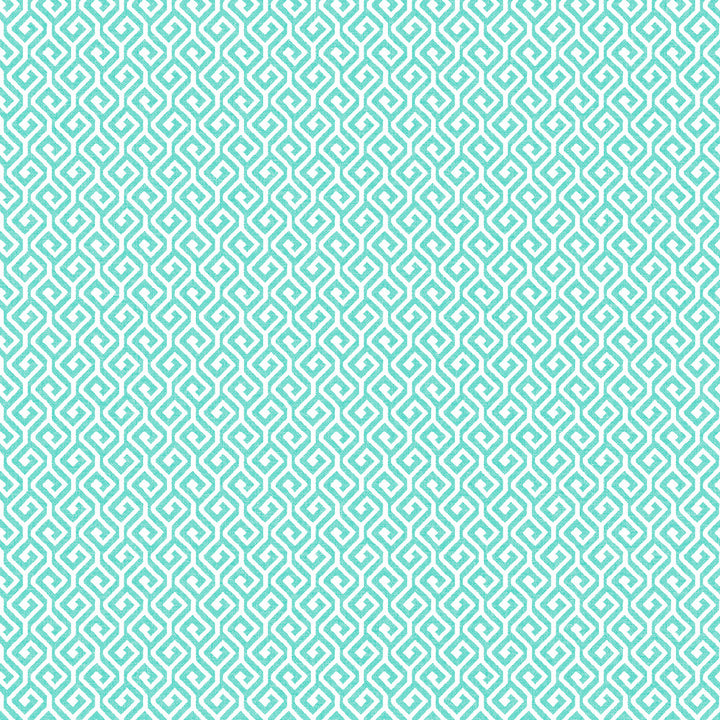 Sete Aqua Greek Key Wallpaper by A-Street Prints Solstice Covers about 56.4 square feet 20.5-in by 33-ft long roll Unpasted 1.38 - Fabric Carolina -