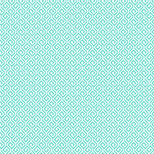 Sete Aqua Greek Key Wallpaper by A-Street Prints