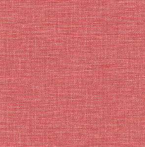 Exhale Coral Faux Grasscloth Wallpaper by A-Street Prints