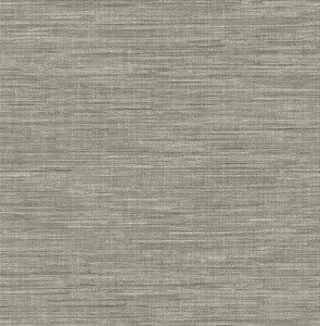 Exhale Grey Faux Grasscloth Wallpaper by A-Street Prints