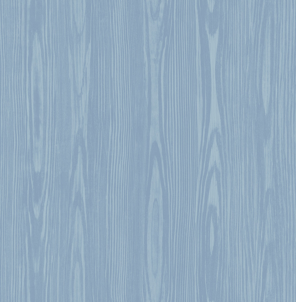 Illusion Blue Faux Wood Wallpaper by A-Street Prints Solstice Covers about 56.4 square feet 20.5-in by 33-ft long roll Unpasted 10.4 - Fabric Carolina -